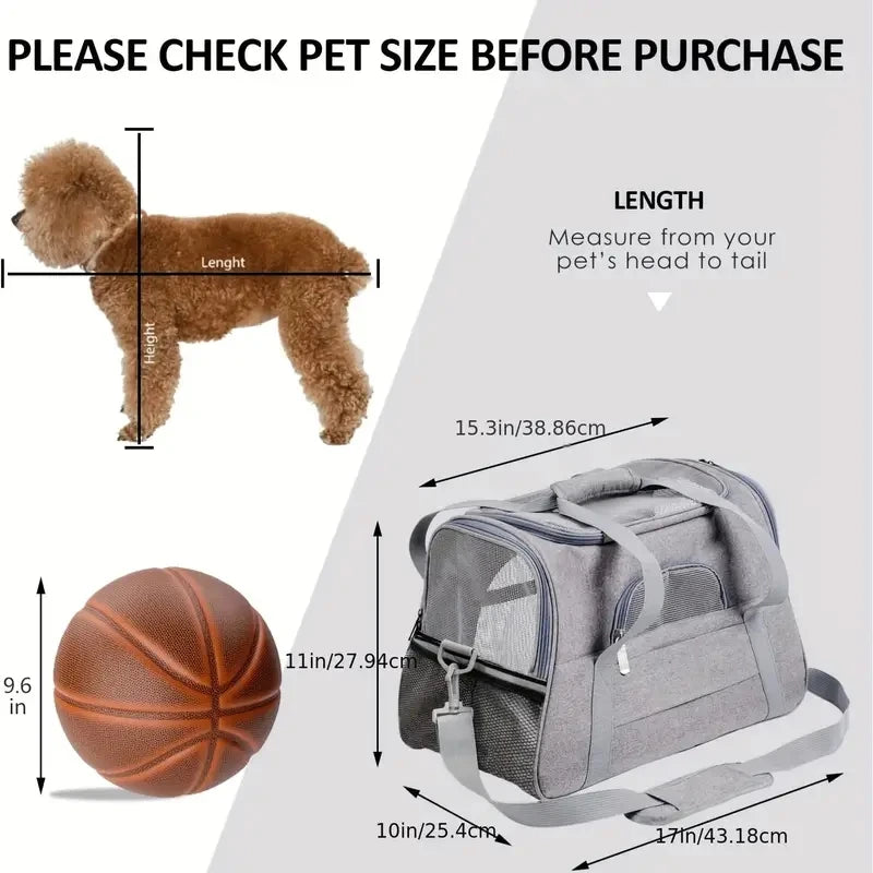 Large Cat Travel Carrier Bag