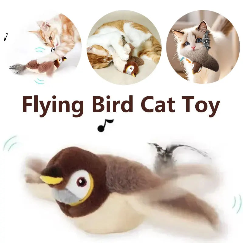 Interactive Flying Bird Cat Toy