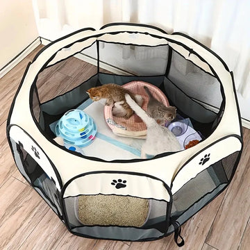 Octagonal Cat Maternity Fence Pen
