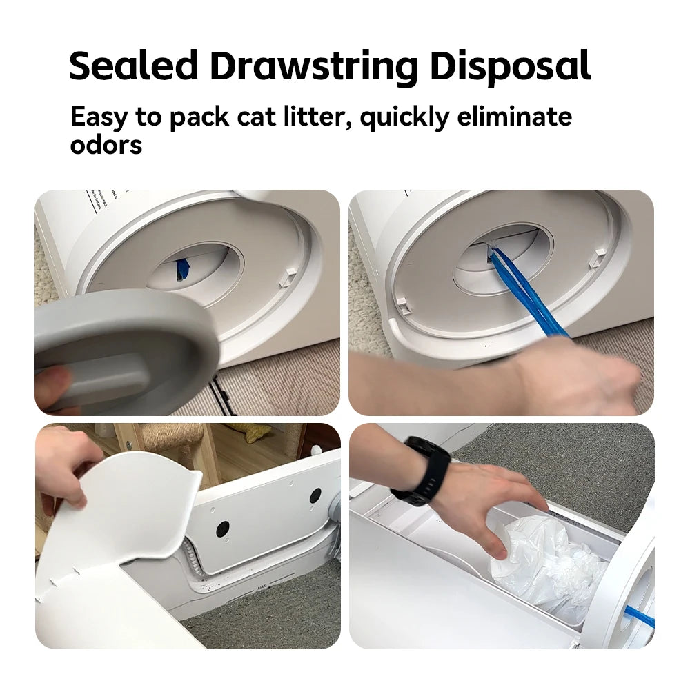 Open Top Auto Cat Litter Box