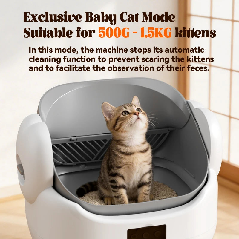 Automatic Self-Cleaning Cat Litter Box
