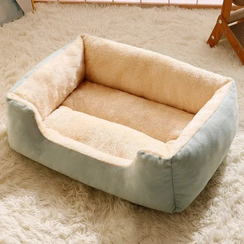 Soft Plush Cat Cushion Bed