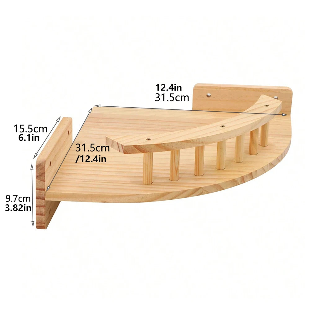 Wall Mounted Cat Climbing Hammock