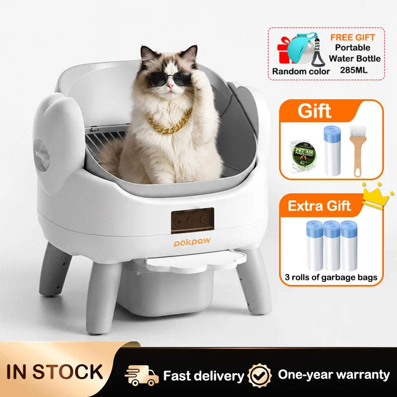 Automatic Self-Cleaning Cat Litter Box