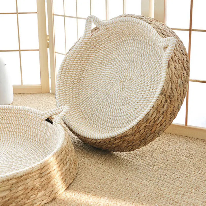 Rattan Woven Cat Scratch Board