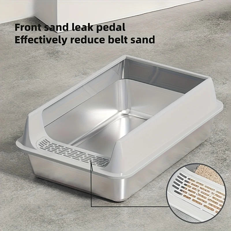 Stainless Steel Cat Litter Box