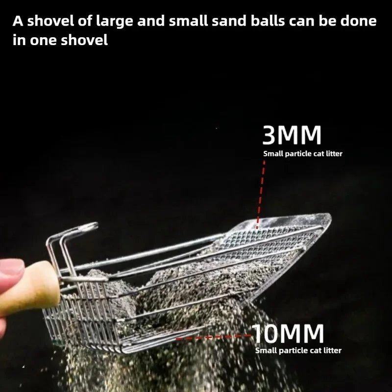 Stainless Steel Cat Litter Scoop