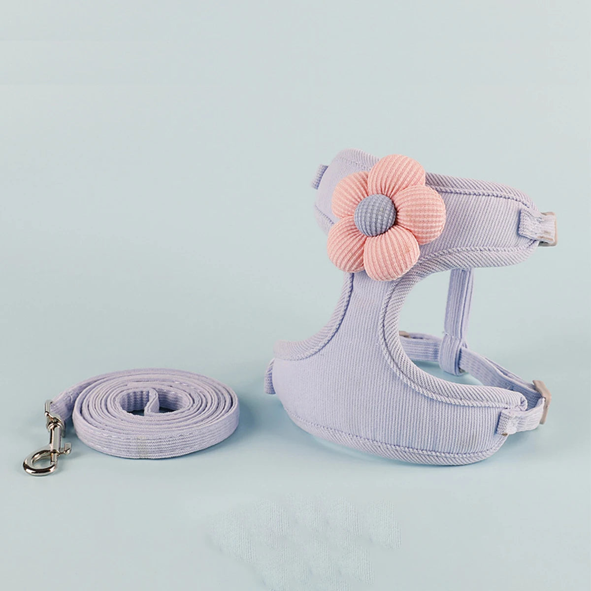 Adjustable Cat Harness Leash Set