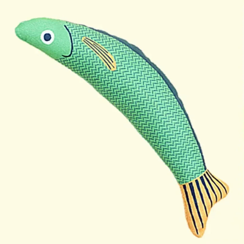 Crinkle Fish Plush Cat Toy