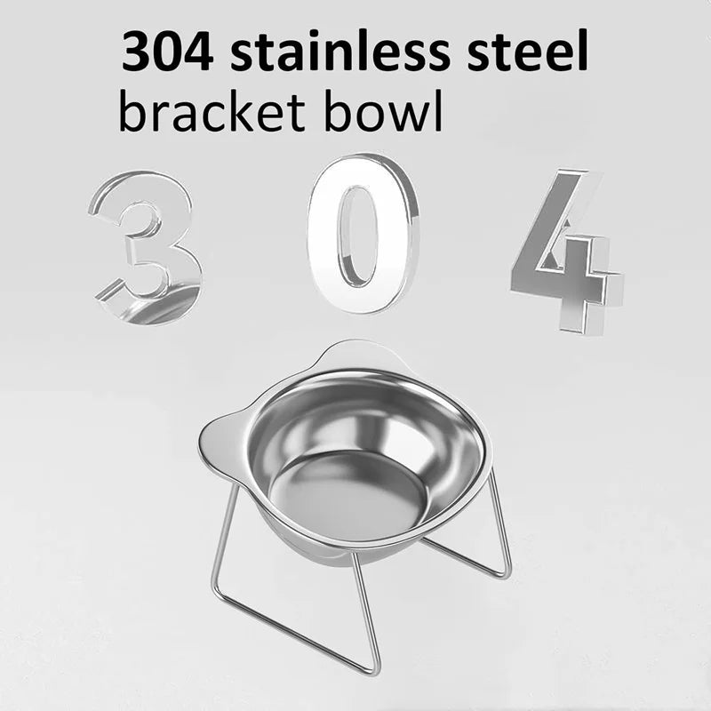 Tilted Neck Guard Cat Bowl