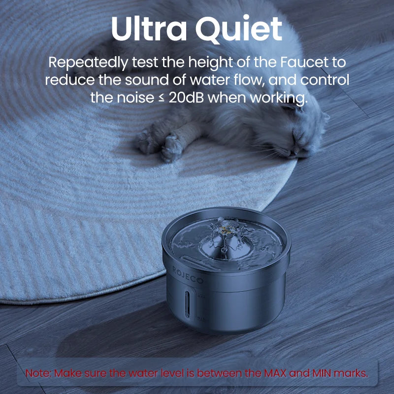 Stainless Steel Cat Drinking Fountain