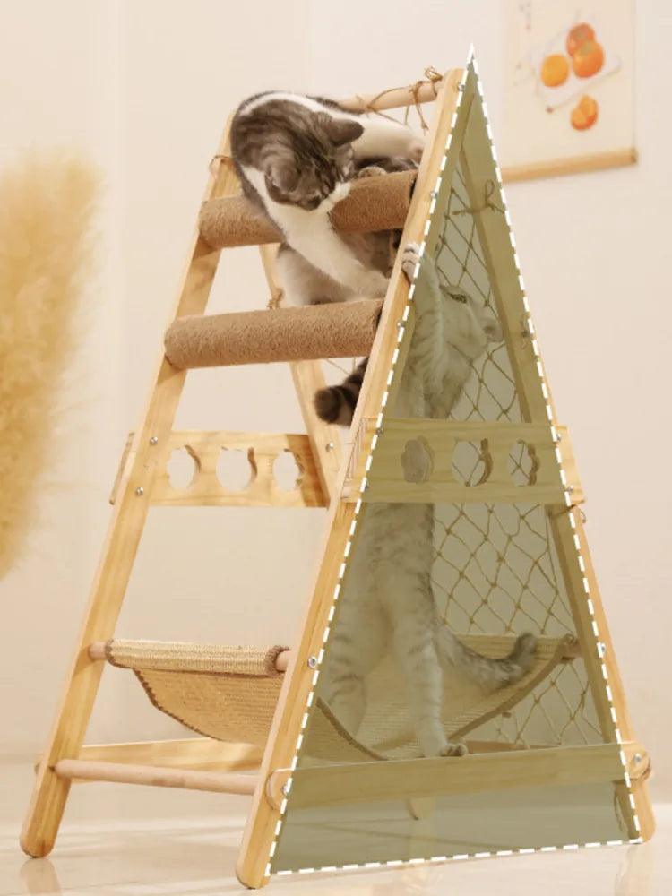 Large Cat Climbing Net Cat Frame