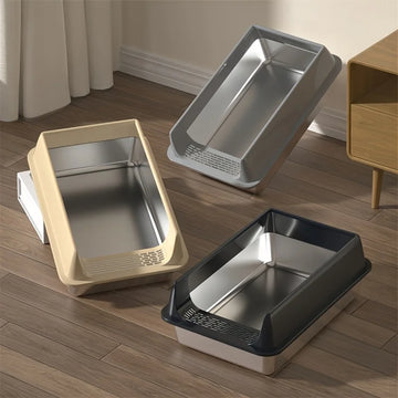 Stainless Steel Cat Litter Box