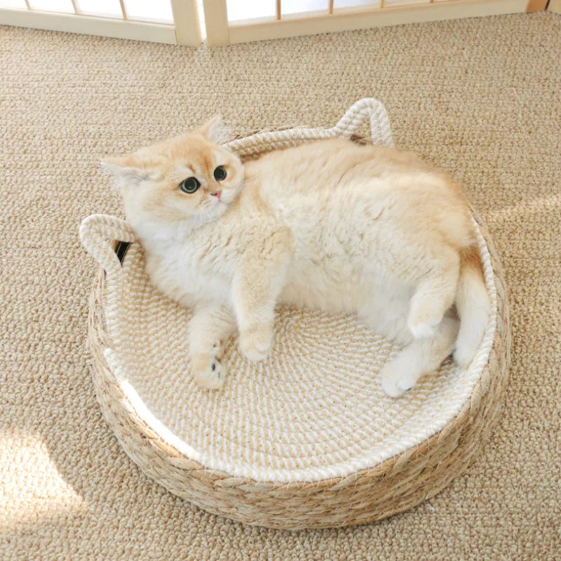 Rattan Woven Cat Scratch Board