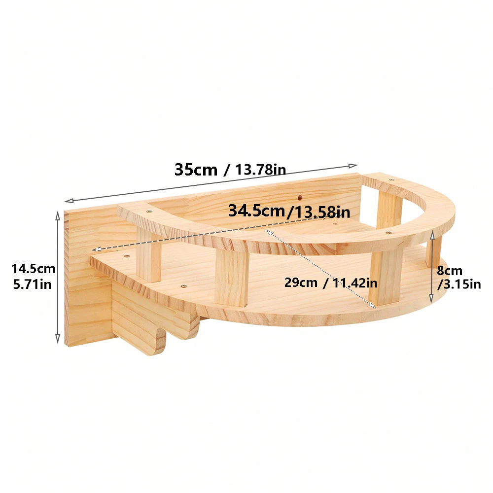 Wall Mounted Cat Climbing Hammock