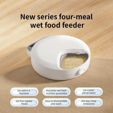4-Meal Automatic Dry Wet Feeder