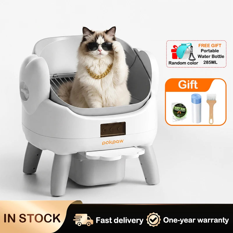 Automatic Self-Cleaning Cat Litter Box