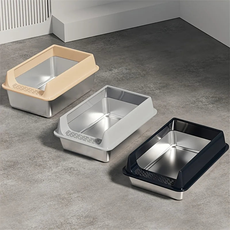 Stainless Steel Cat Litter Box