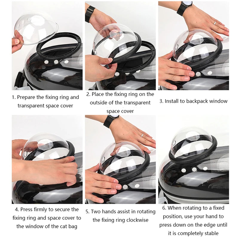 Space Capsule Cat Backpack Carrier
