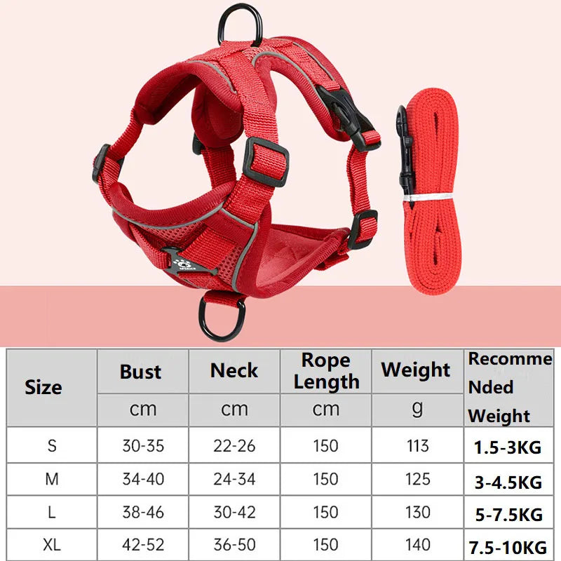 Anti-Escape Cat Harness & Leash