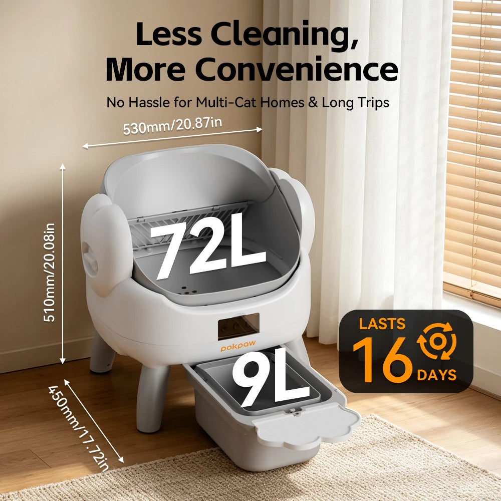Automatic Self-Cleaning Cat Litter Box