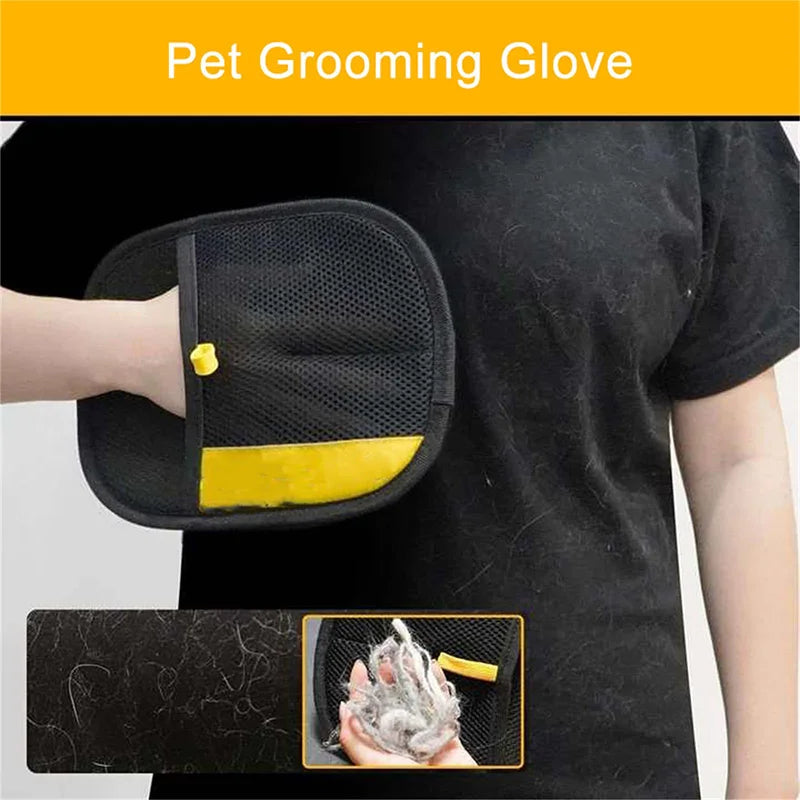 Cat Hair Removal Grooming Gloves