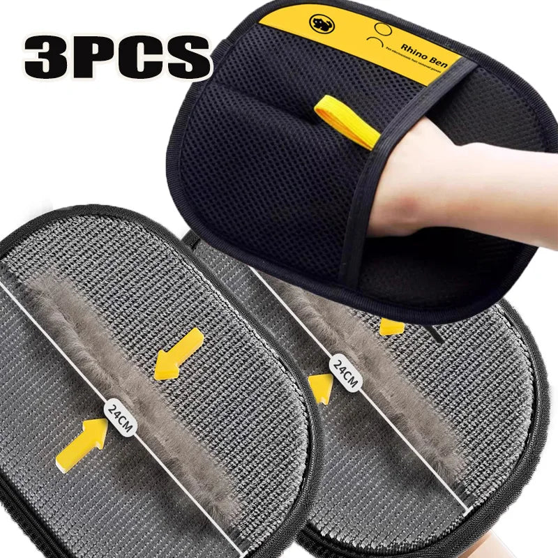 Cat Hair Removal Grooming Gloves