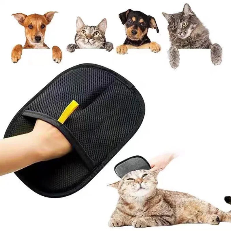 Cat Hair Removal Grooming Gloves