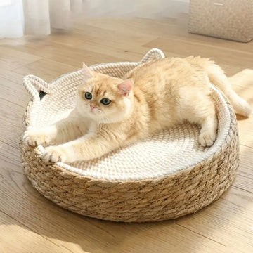 Rattan Woven Cat Scratch Board