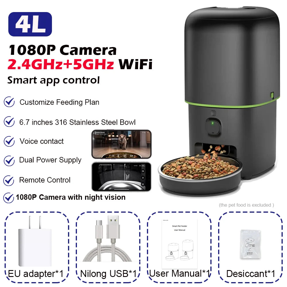 Smart Cat Feeder with Camera