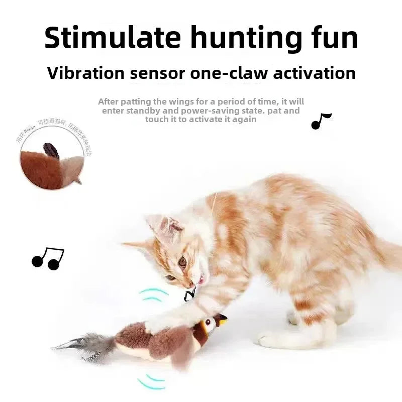 Interactive Flying Bird Cat Toy