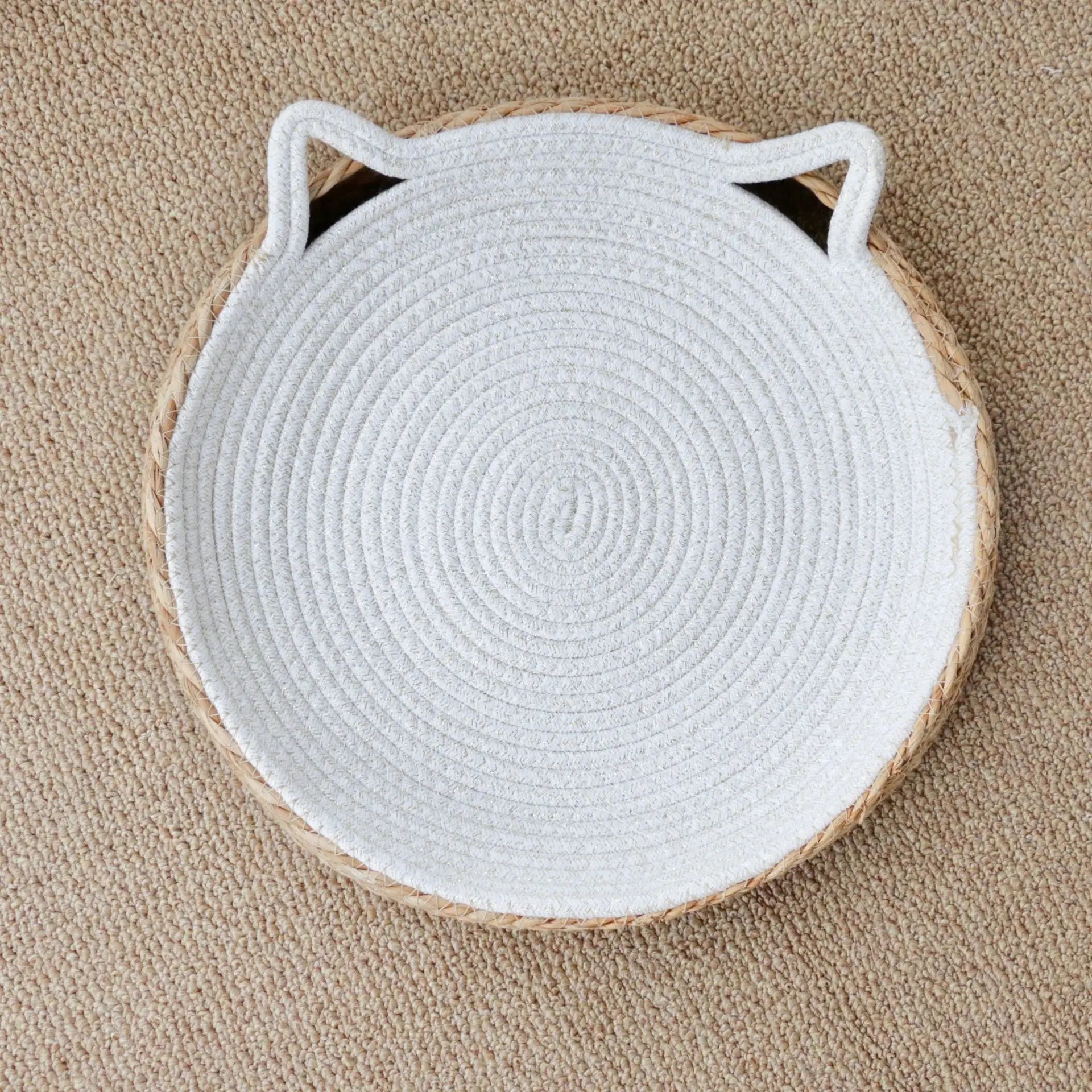Rattan Woven Cat Scratch Board