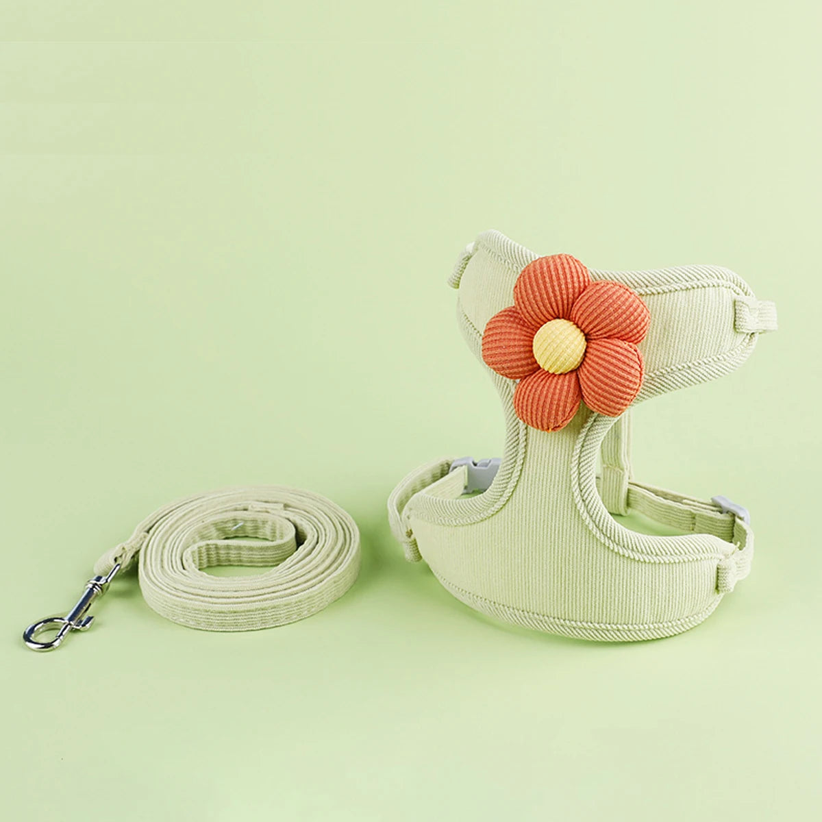 Adjustable Cat Harness Leash Set