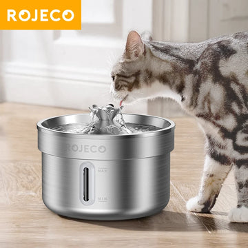 Stainless Steel Cat Drinking Fountain