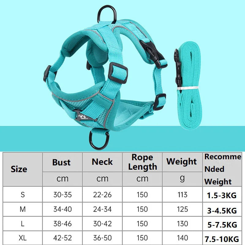 Anti-Escape Cat Harness & Leash