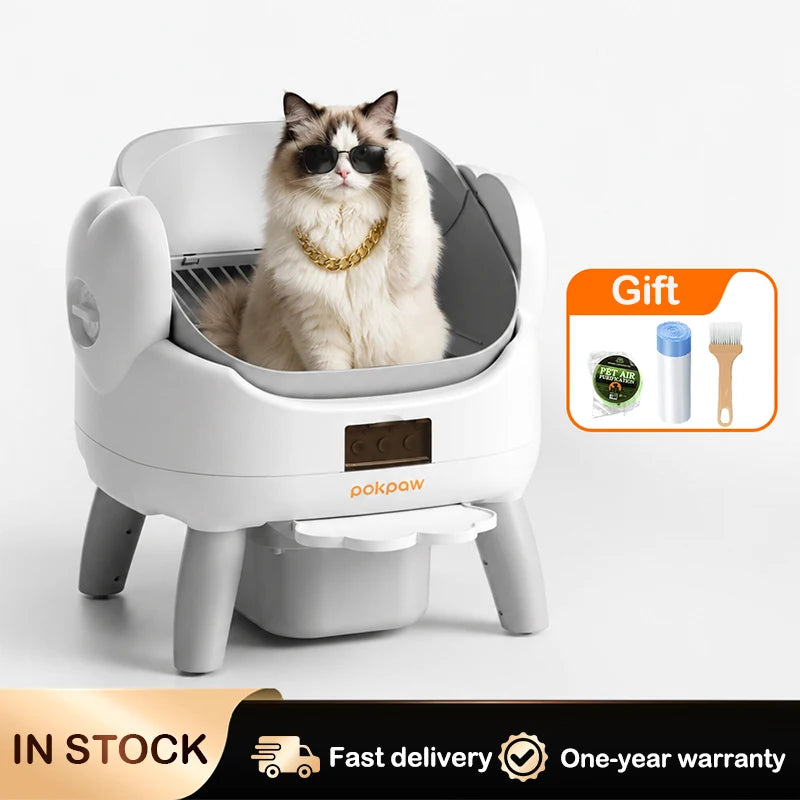Automatic Self-Cleaning Cat Litter Box