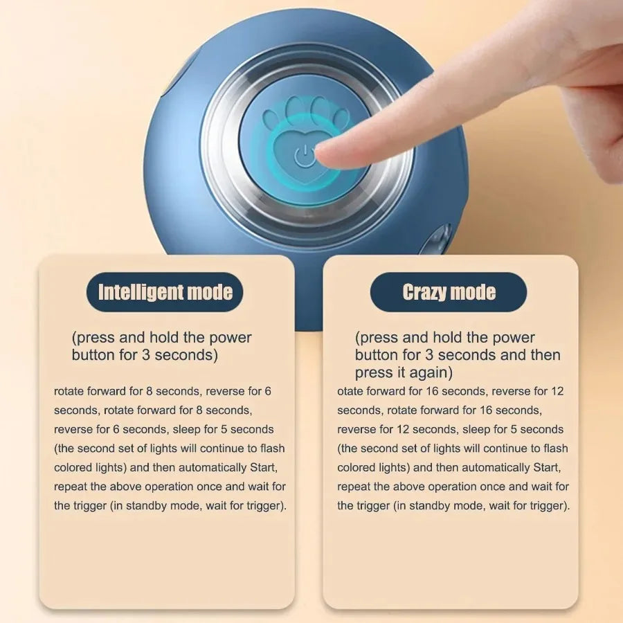 Automatic Rolling Smart Cat Toy