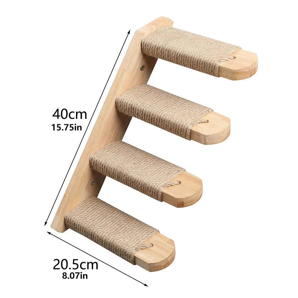 Wall Mounted Cat Climbing Hammock