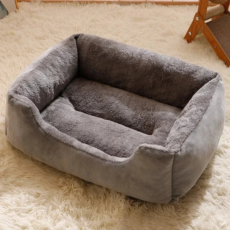 Soft Plush Cat Cushion Bed
