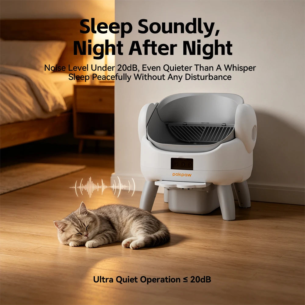 Automatic Self-Cleaning Cat Litter Box