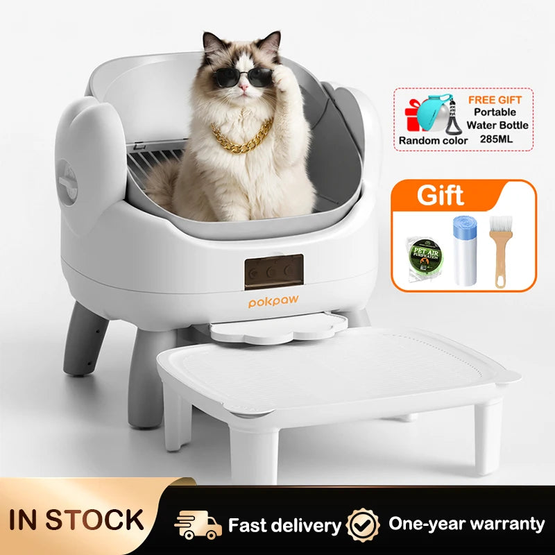 Automatic Self-Cleaning Cat Litter Box