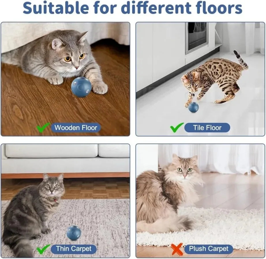 Automatic Rolling Smart Cat Toy