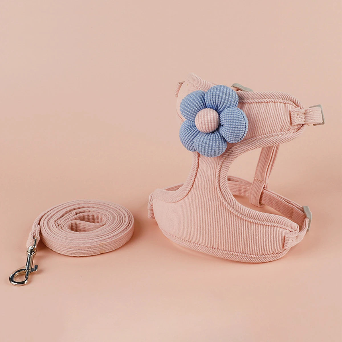 Adjustable Cat Harness Leash Set