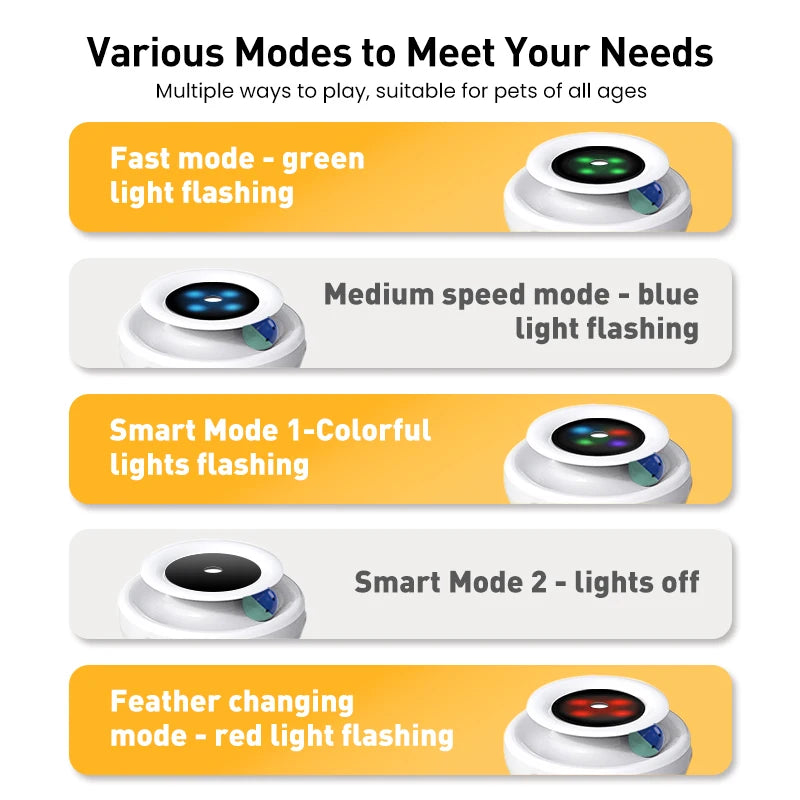 2-in-1 Smart Auto Cat Toy