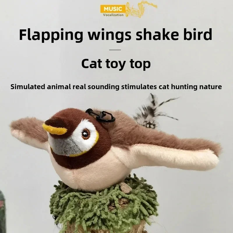 Interactive Flying Bird Cat Toy