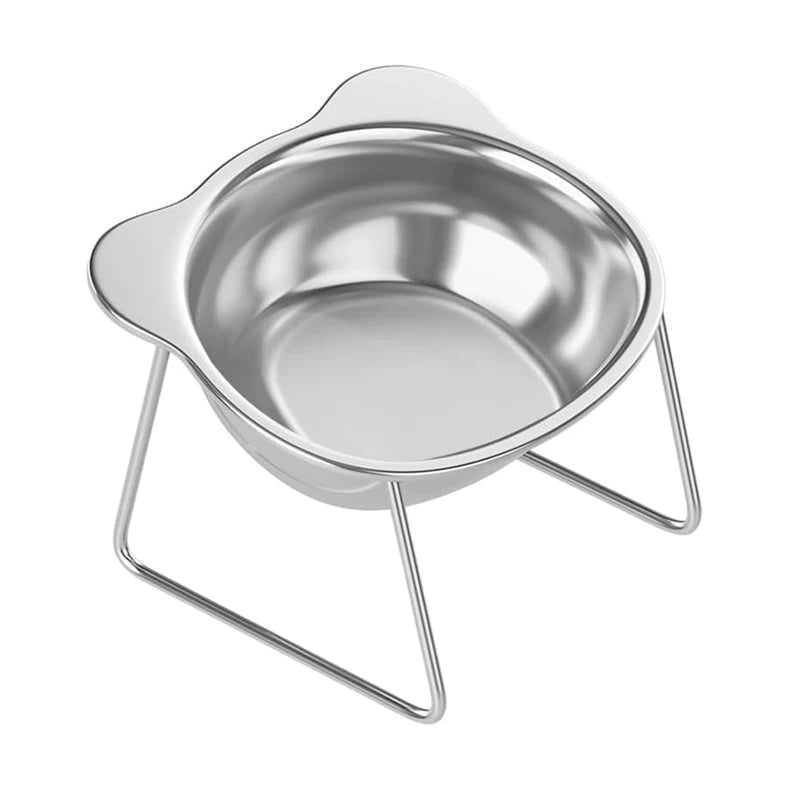Tilted Neck Guard Cat Bowl