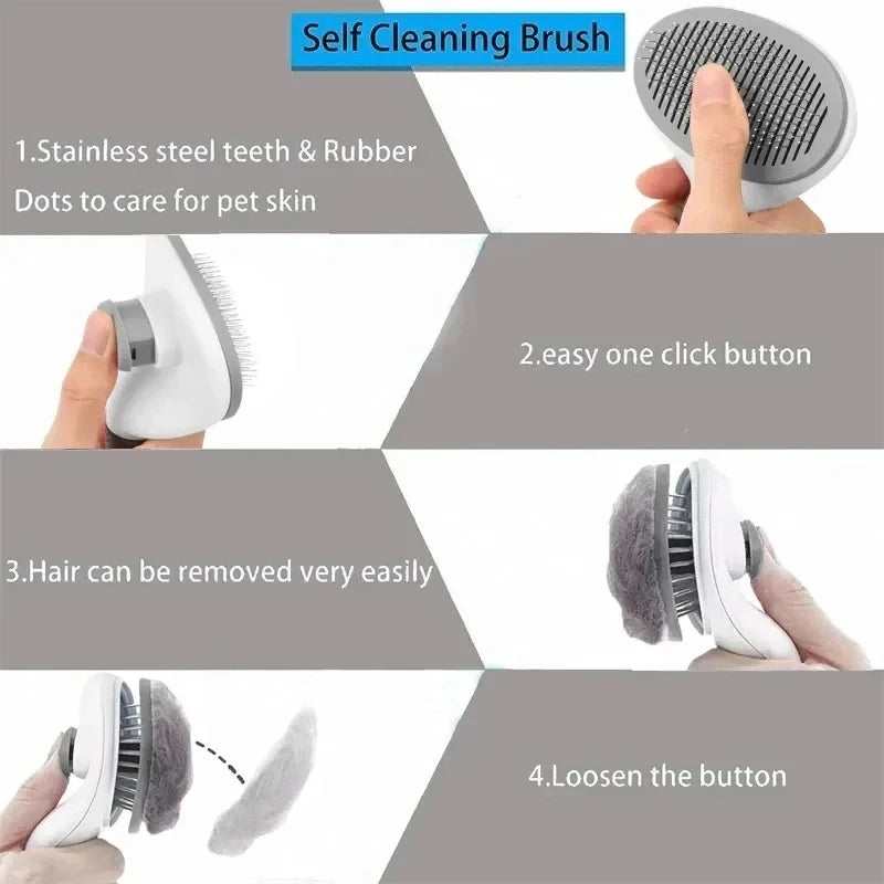 Cat Grooming Brush & Comb