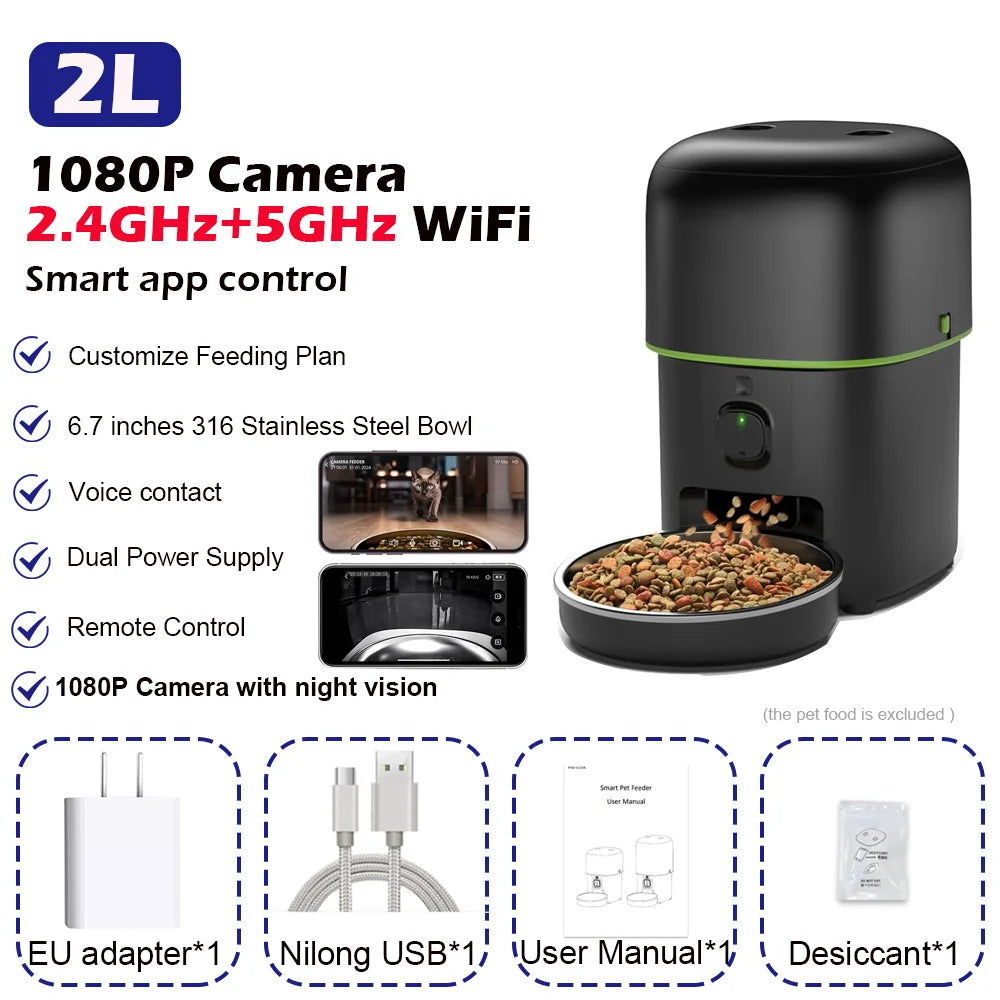 Smart Cat Feeder with Camera