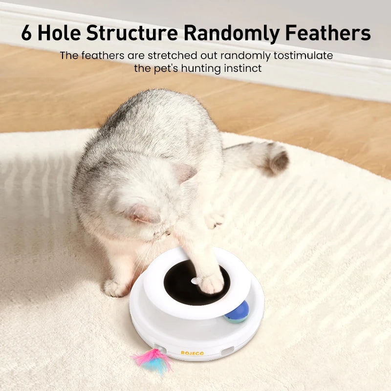 2-in-1 Smart Auto Cat Toy