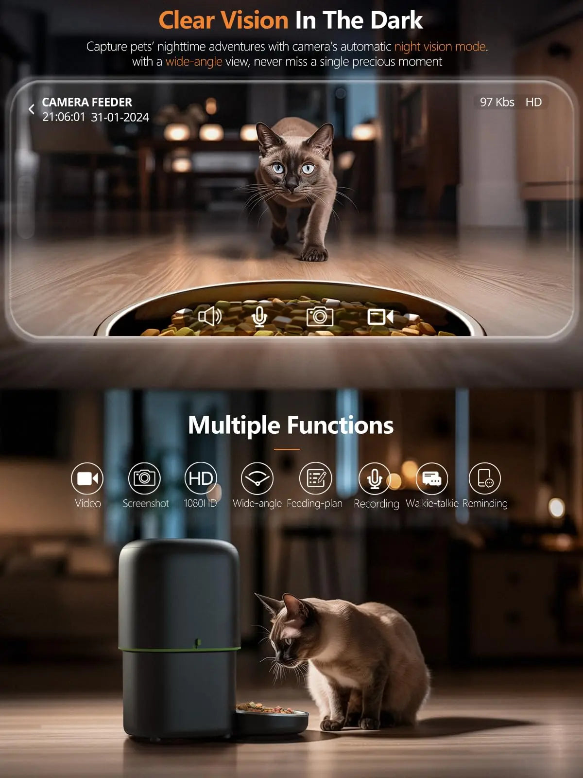 Smart Cat Feeder with Camera